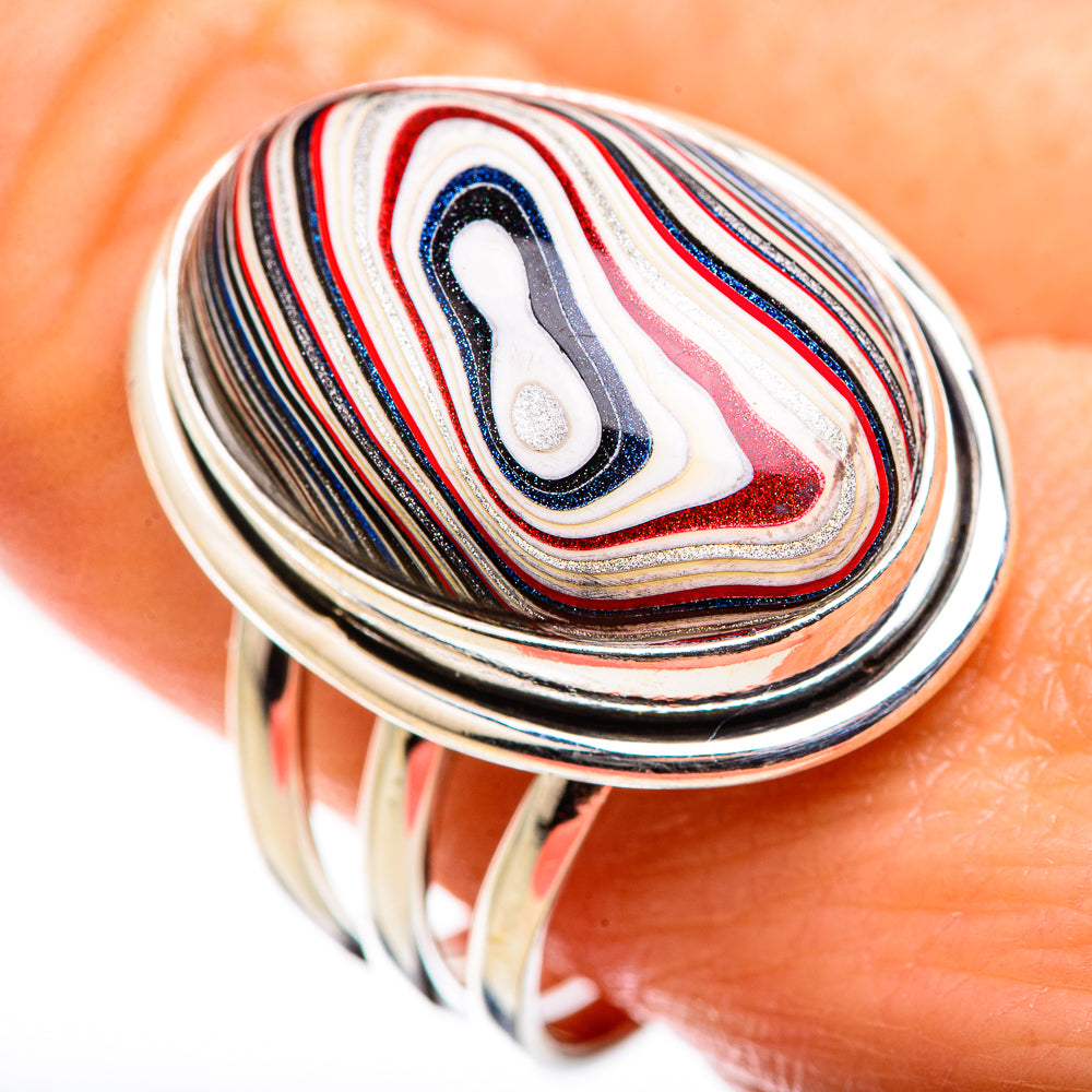 Fordite Rings handcrafted by Anasilvercos - RING129383