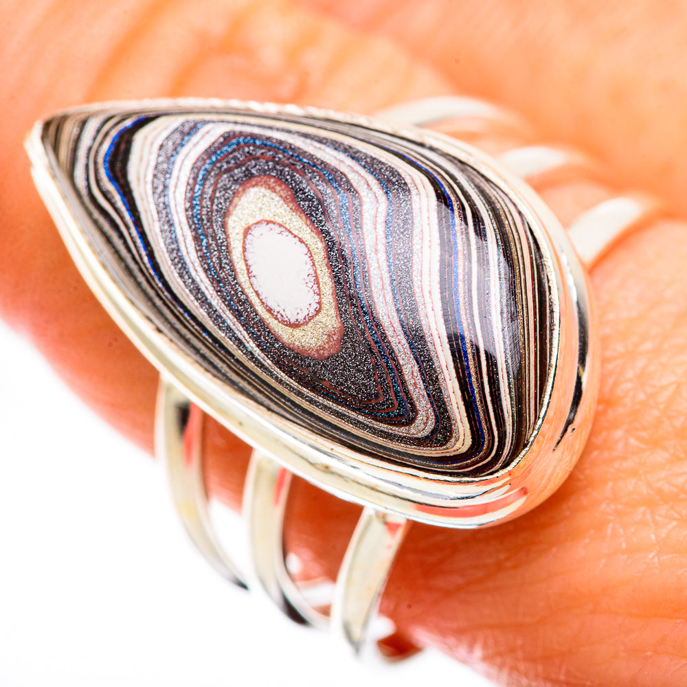 Fordite Rings handcrafted by Anasilvercos - RING129388