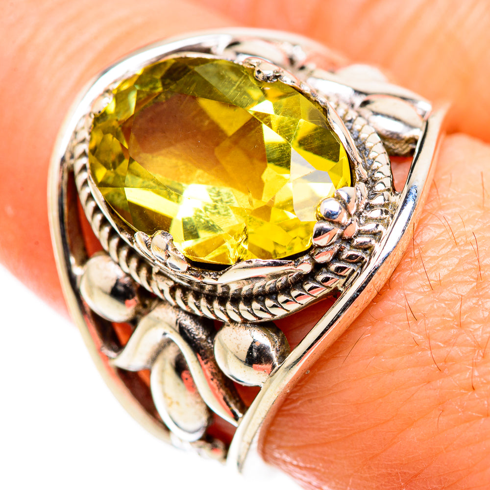 Citrine Rings handcrafted by Anasilvercos - RING129391