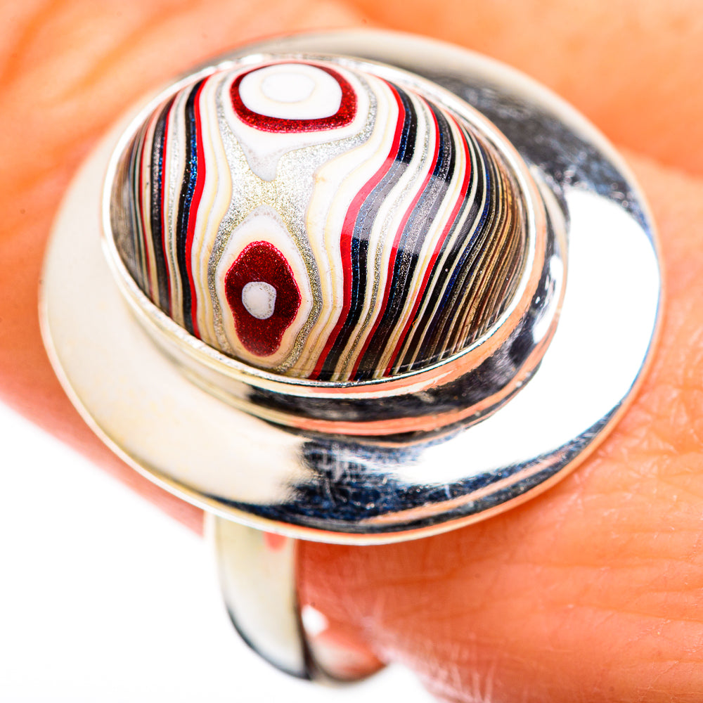 Fordite Rings handcrafted by Anasilvercos - RING129403
