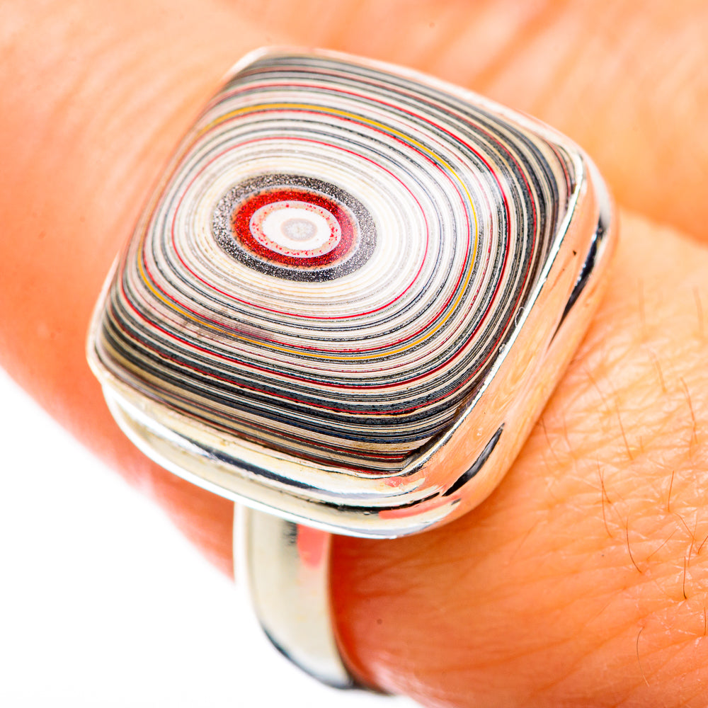 Fordite Rings handcrafted by Anasilvercos - RING129412