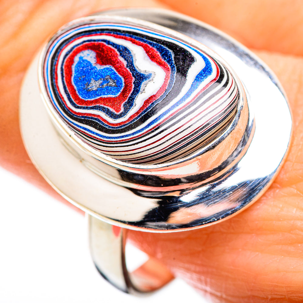 Fordite Rings handcrafted by Anasilvercos - RING129416