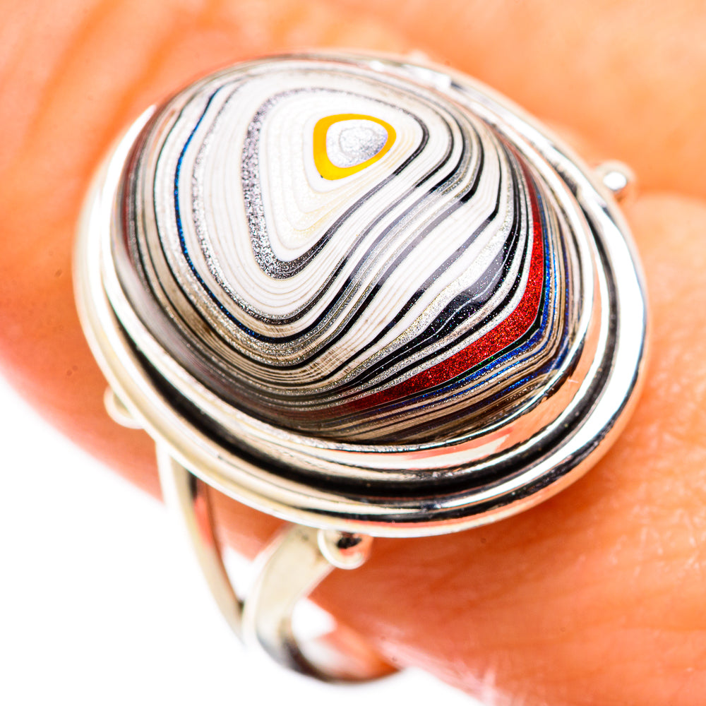Fordite Rings handcrafted by Anasilvercos - RING129417