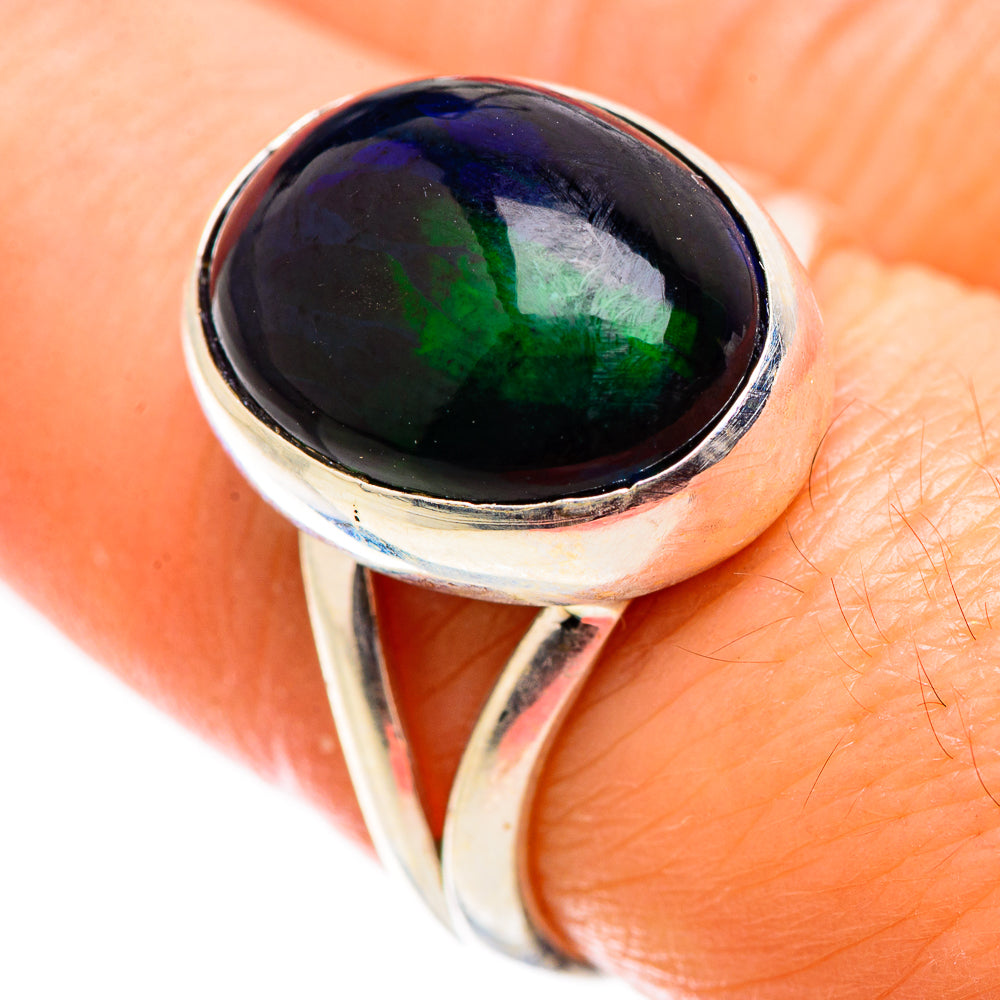 Black Opal Rings handcrafted by Anasilvercos - RING129419
