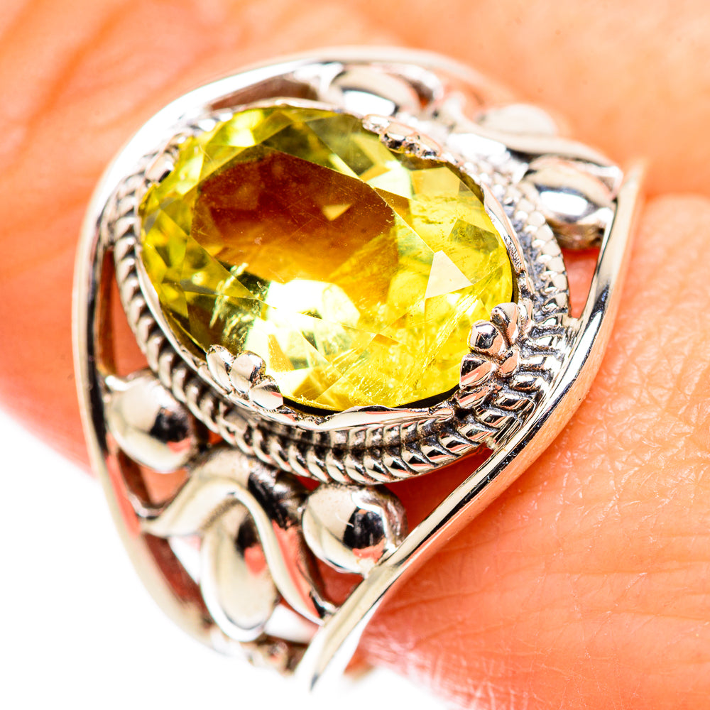 Citrine Rings handcrafted by Anasilvercos - RING129420