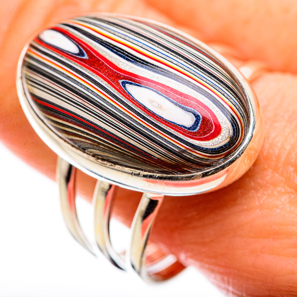 Fordite Rings handcrafted by Anasilvercos - RING129423