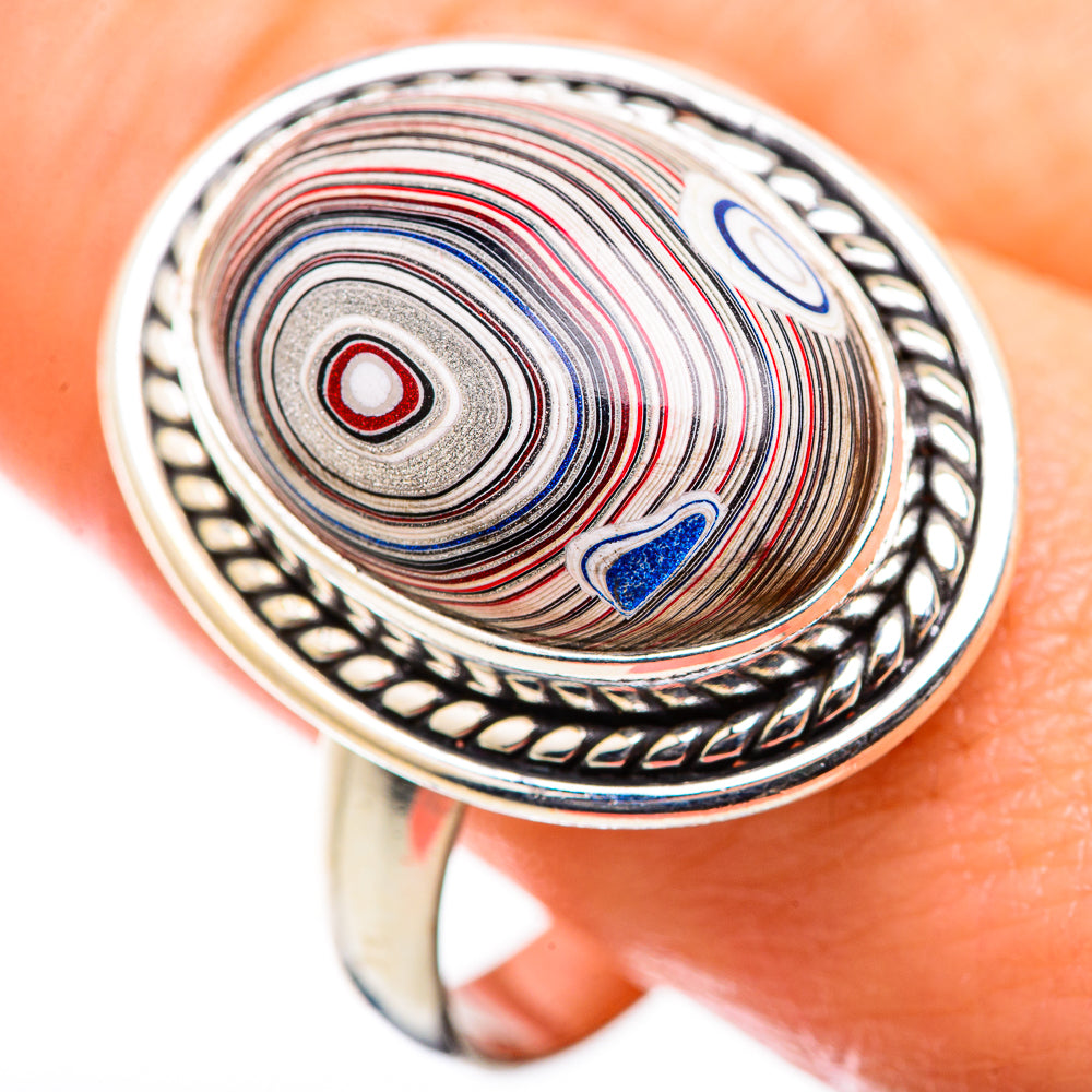 Fordite Rings handcrafted by Anasilvercos - RING129425