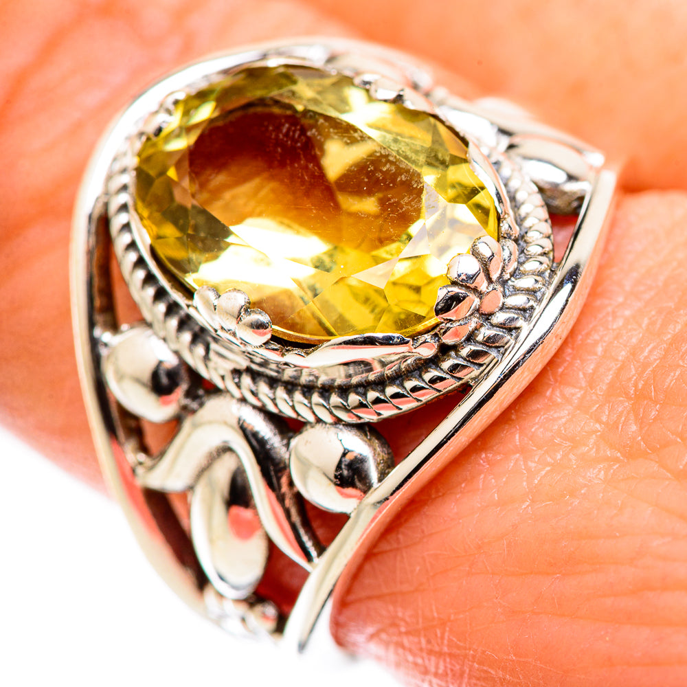 Citrine Rings handcrafted by Anasilvercos - RING129431