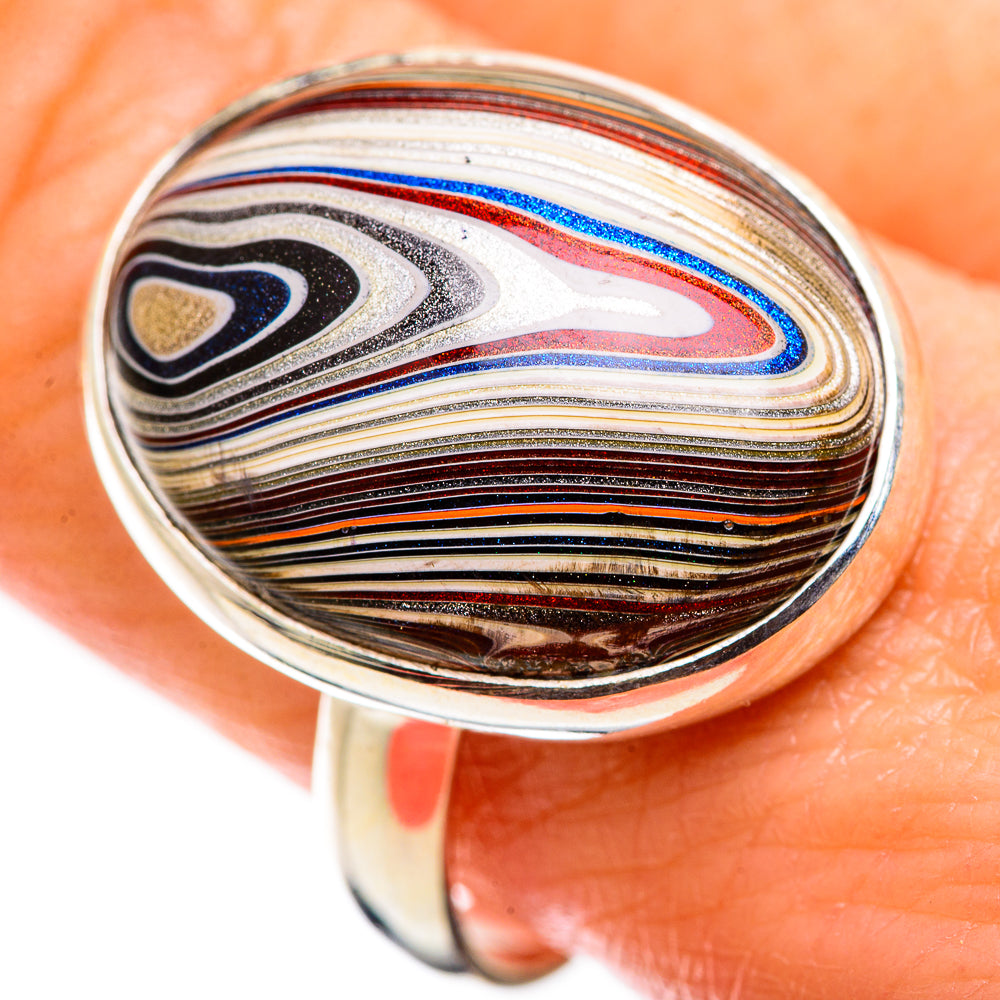 Fordite Rings handcrafted by Anasilvercos - RING129437