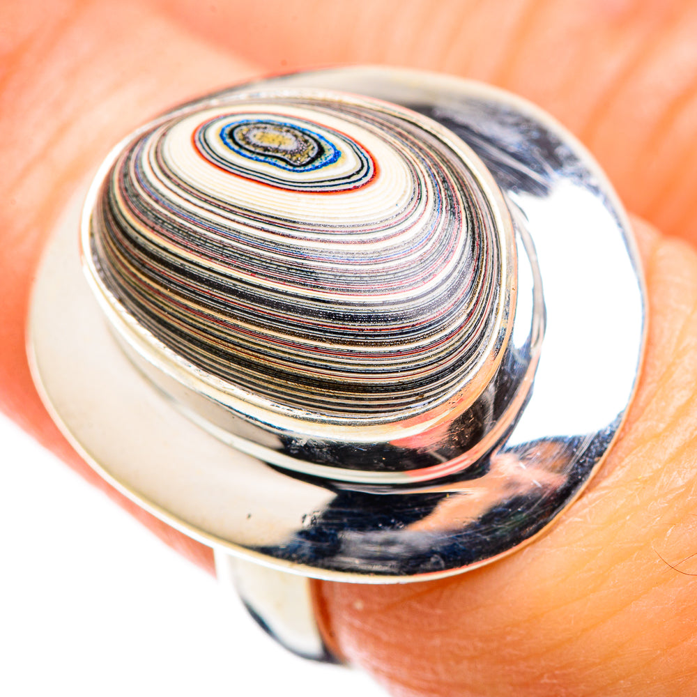 Fordite Rings handcrafted by Anasilvercos - RING129439