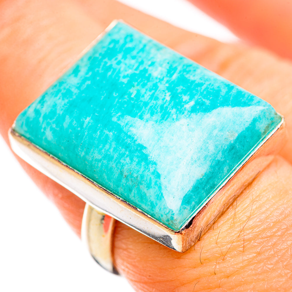 Amazonite Rings handcrafted by Anasilvercos - RING129453