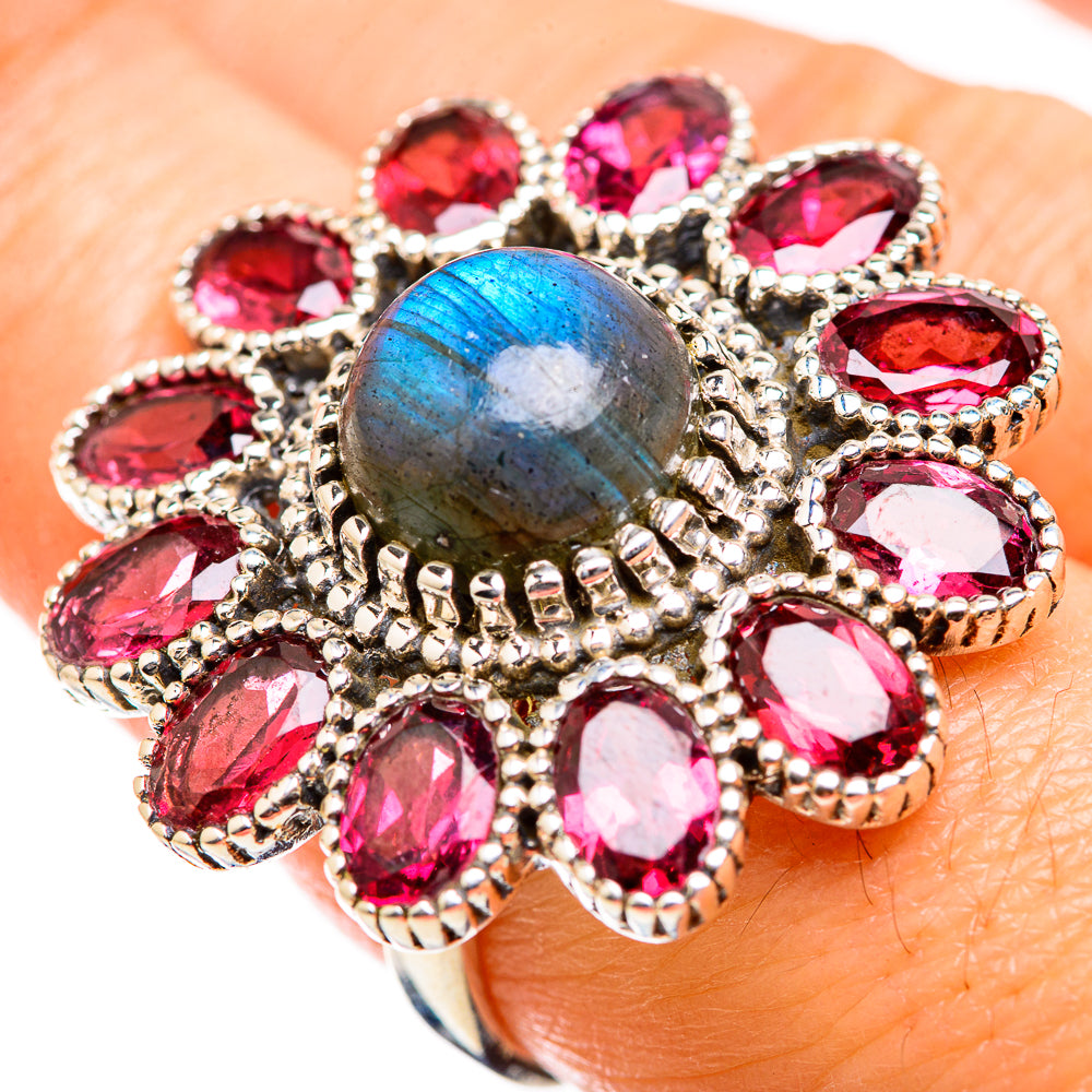 Labradorite Rings handcrafted by Anasilvercos - RING129468