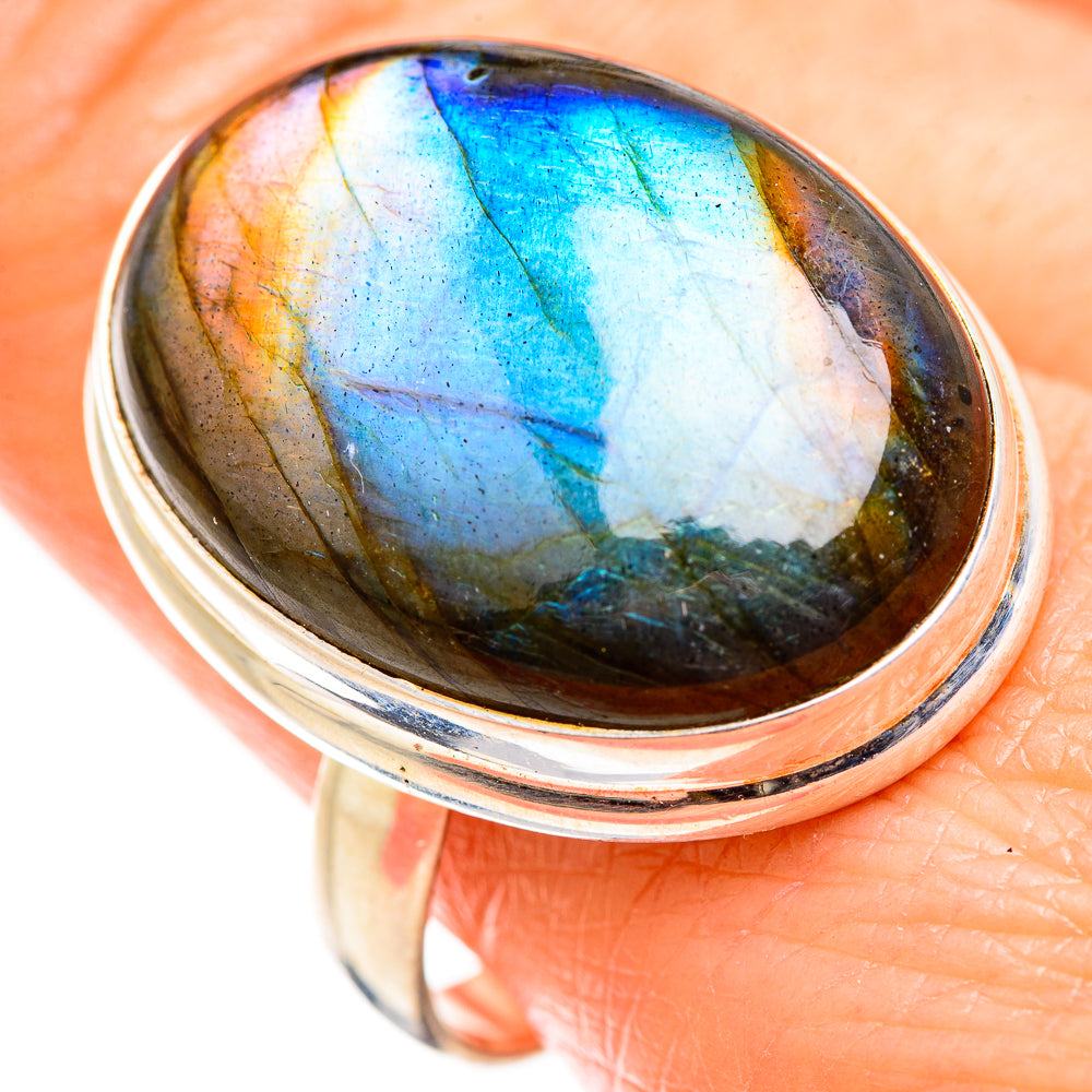 Labradorite Rings handcrafted by Anasilvercos - RING129485