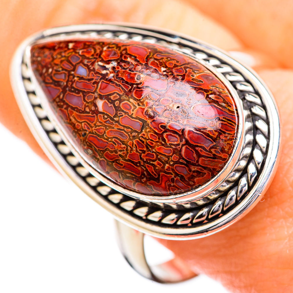 Dinosaur Bone Rings handcrafted by Anasilvercos - RING129517