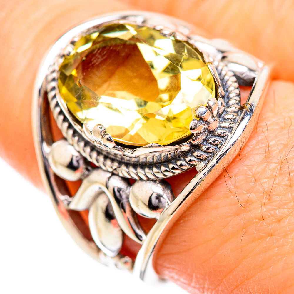 Citrine Rings handcrafted by Anasilvercos - RING129535