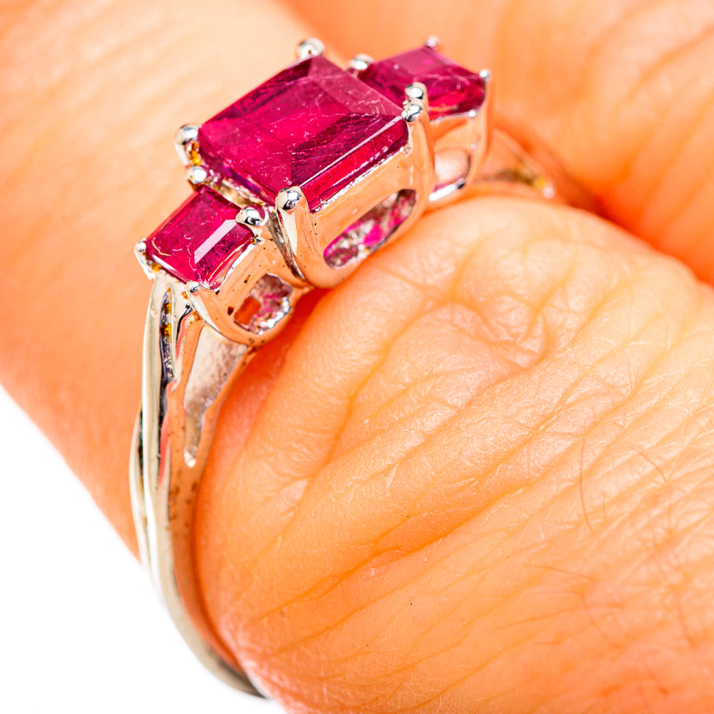 Red Sillimanite Rings handcrafted by Anasilvercos - RING129547