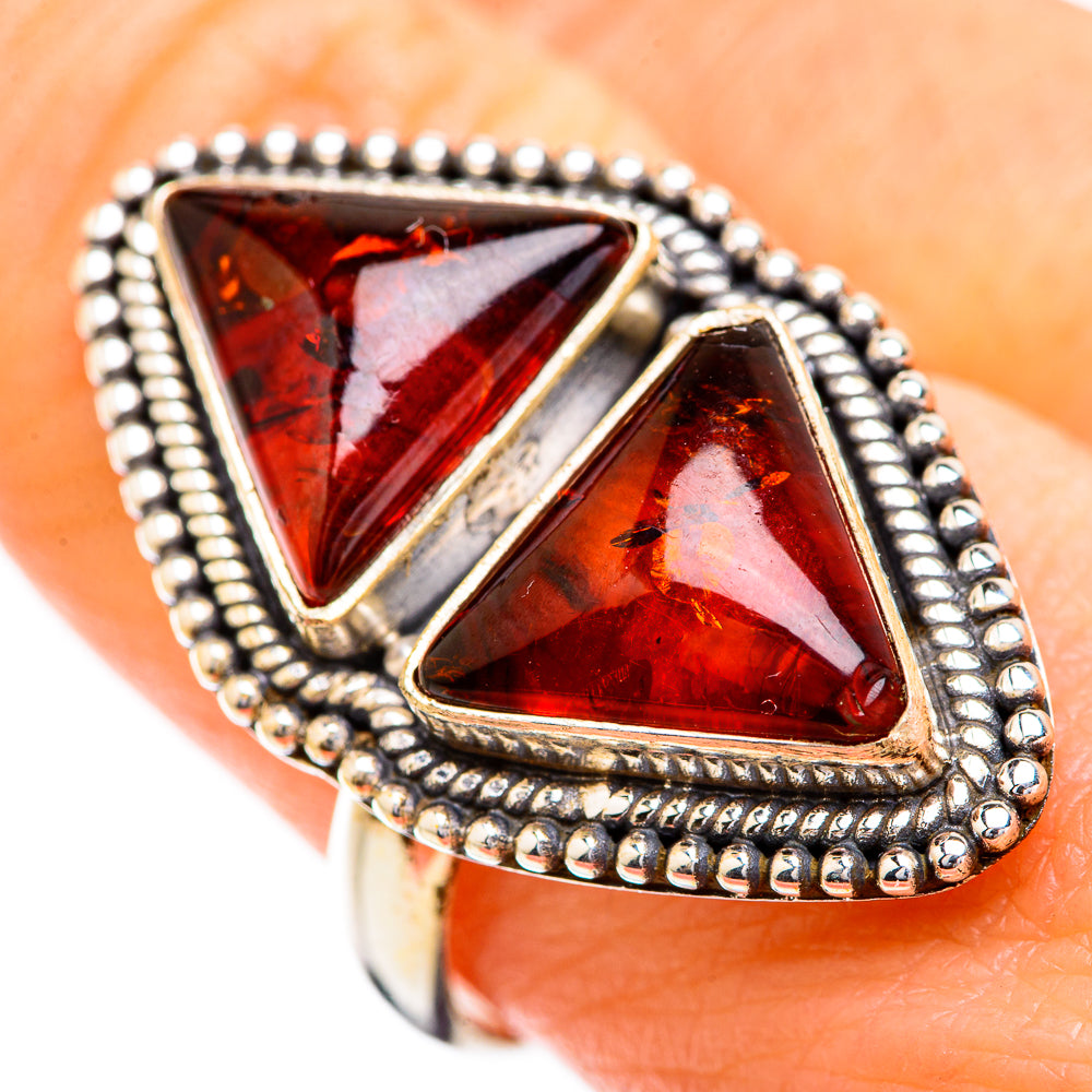 Baltic Amber Rings handcrafted by Anasilvercos - RING129568