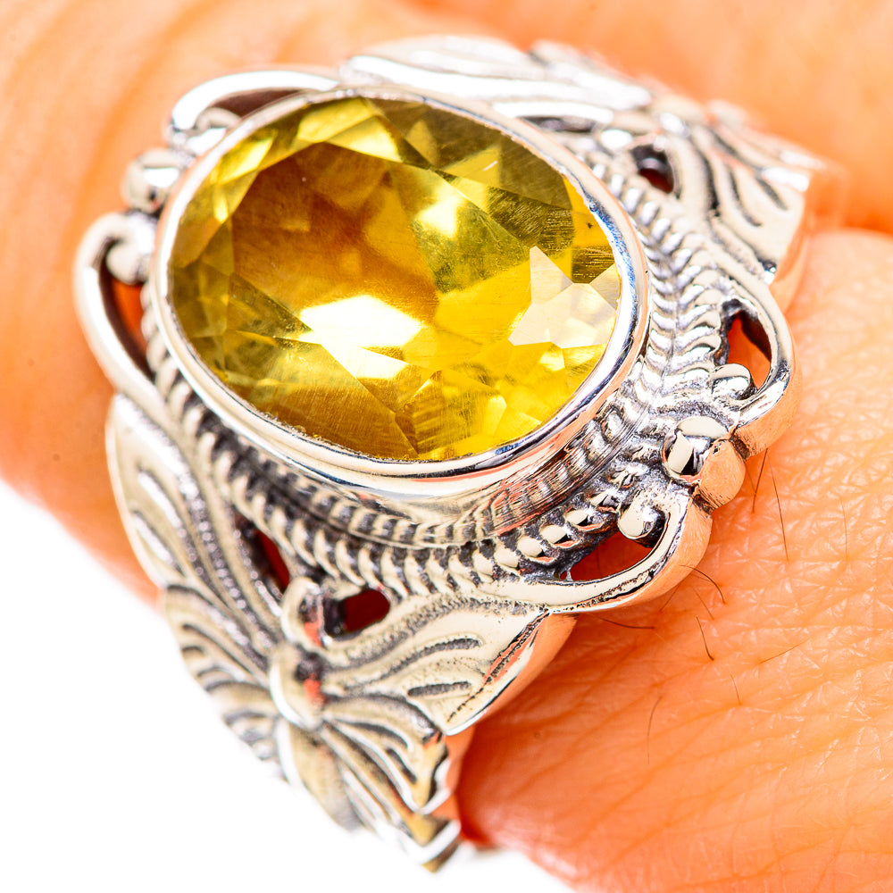 Citrine Rings handcrafted by Anasilvercos - RING129584