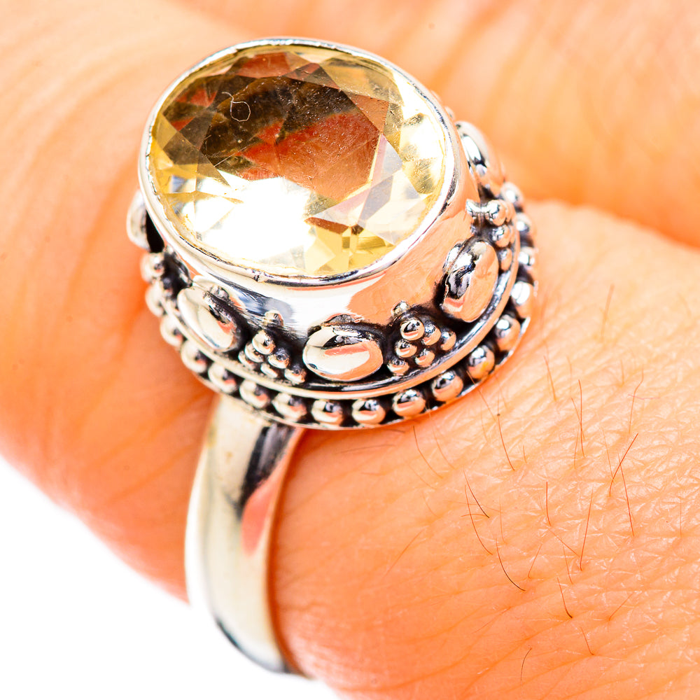 Citrine Rings handcrafted by Anasilvercos - RING129592