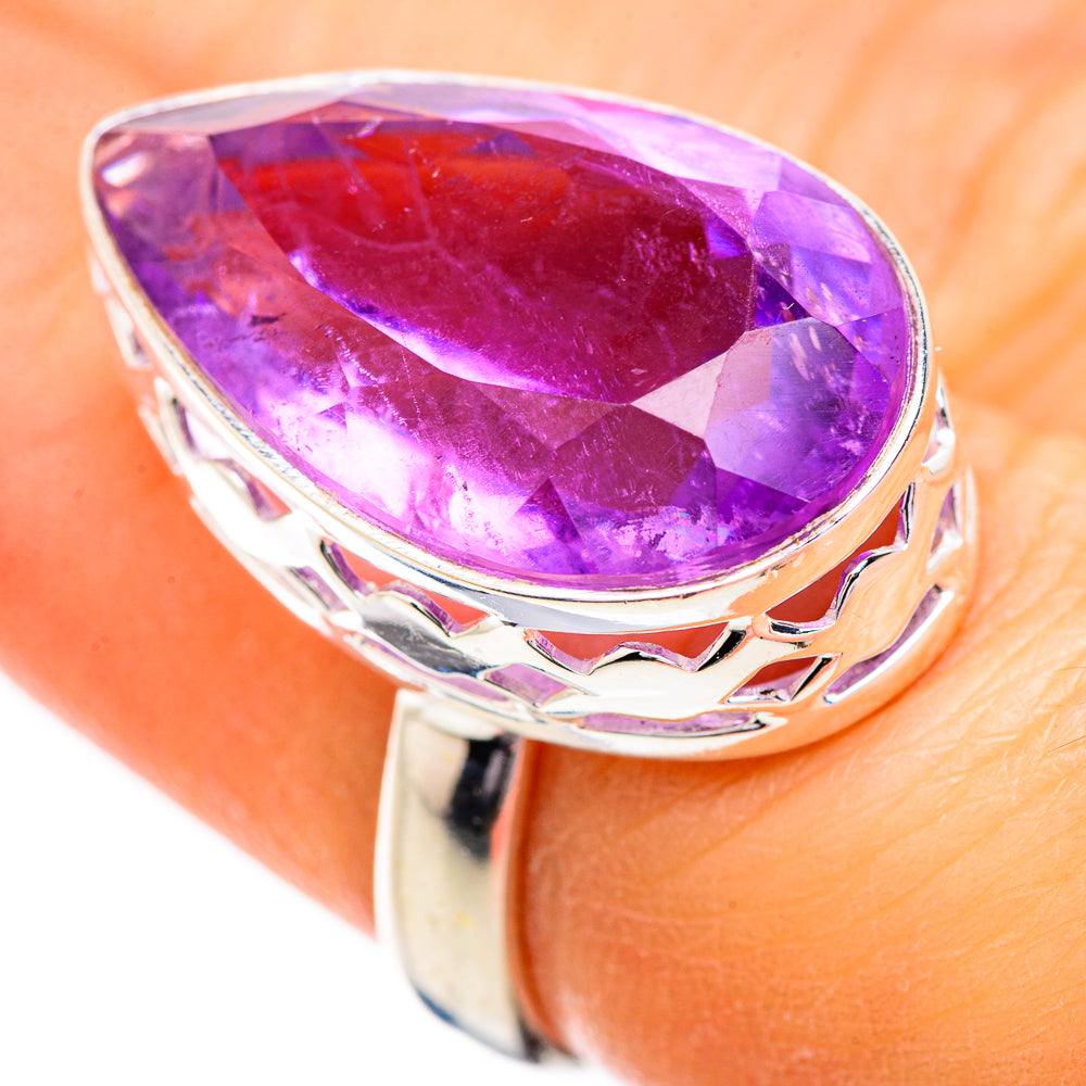 Amethyst Rings handcrafted by Anasilvercos - RING129596