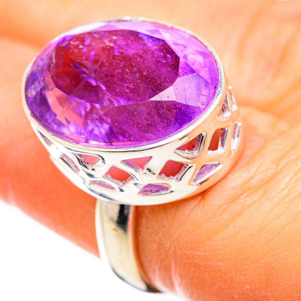 Amethyst Rings handcrafted by Anasilvercos - RING129597