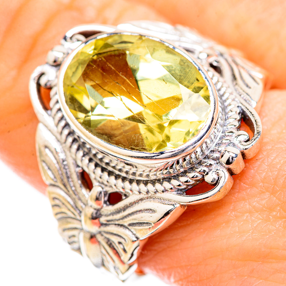 Citrine Rings handcrafted by Anasilvercos - RING129605