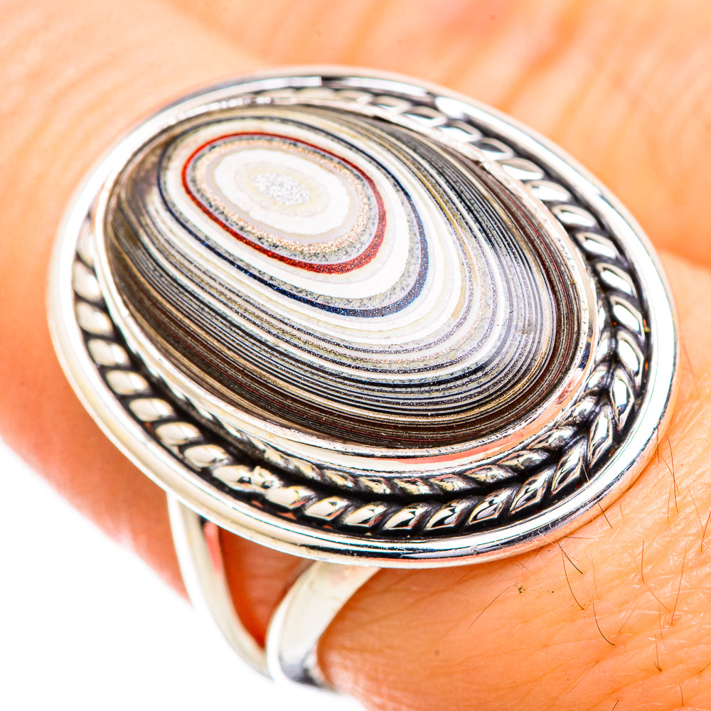 Fordite Rings handcrafted by Anasilvercos - RING129626