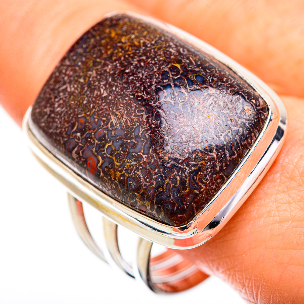 Dinosaur Bone Rings handcrafted by Anasilvercos - RING129663