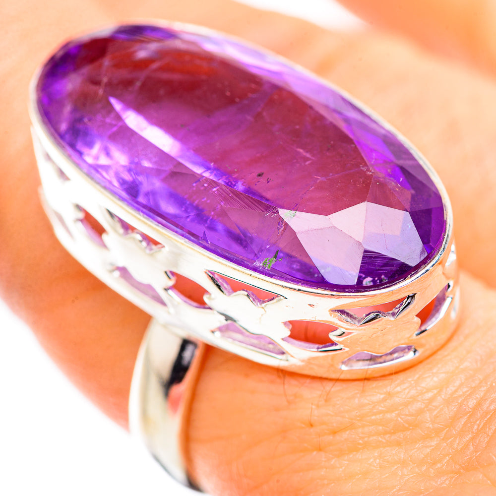 Amethyst Rings handcrafted by Anasilvercos - RING129673