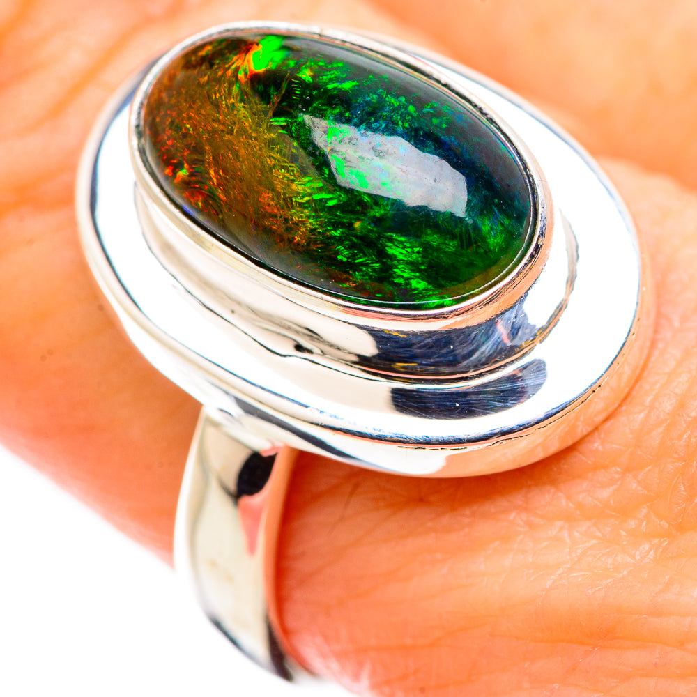 Aura Opal Rings handcrafted by Anasilvercos - RING129756