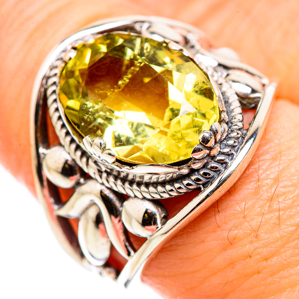 Citrine Rings handcrafted by Anasilvercos - RING129757