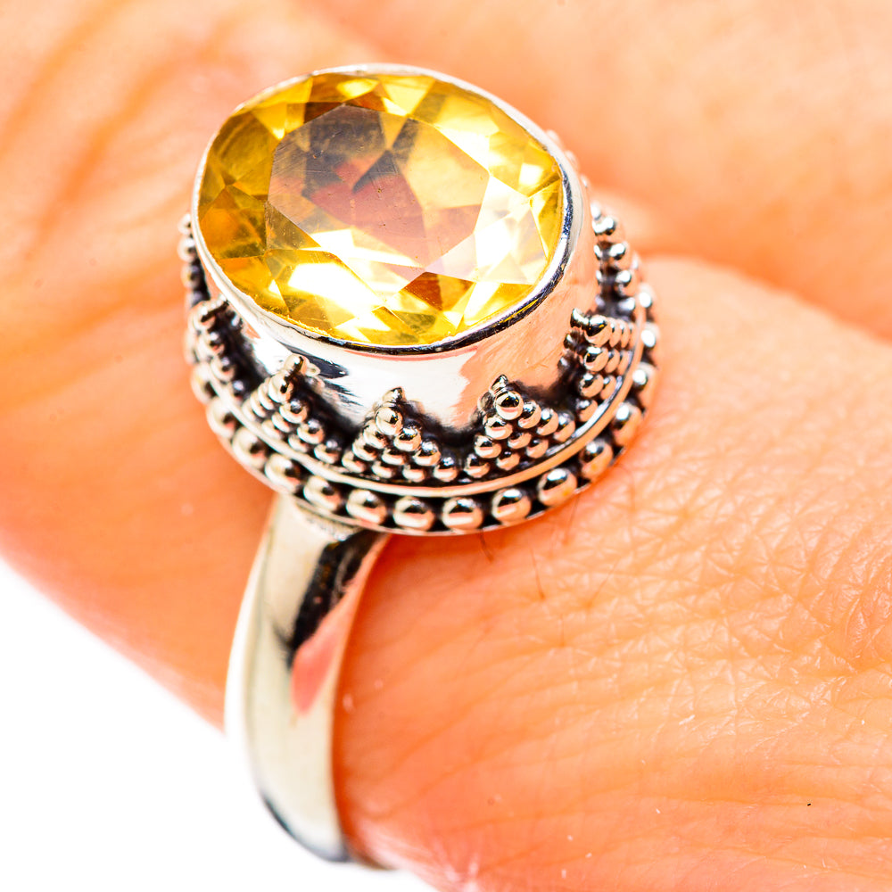 Citrine Rings handcrafted by Anasilvercos - RING129766