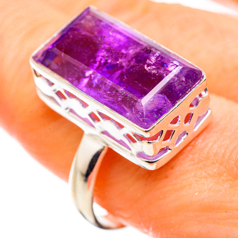 Amethyst Rings handcrafted by Anasilvercos - RING129770