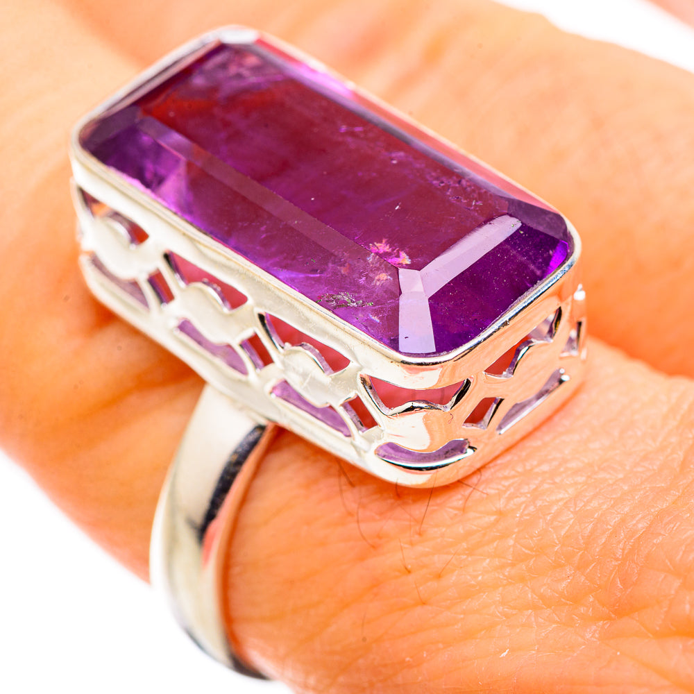 Amethyst Rings handcrafted by Anasilvercos - RING129792