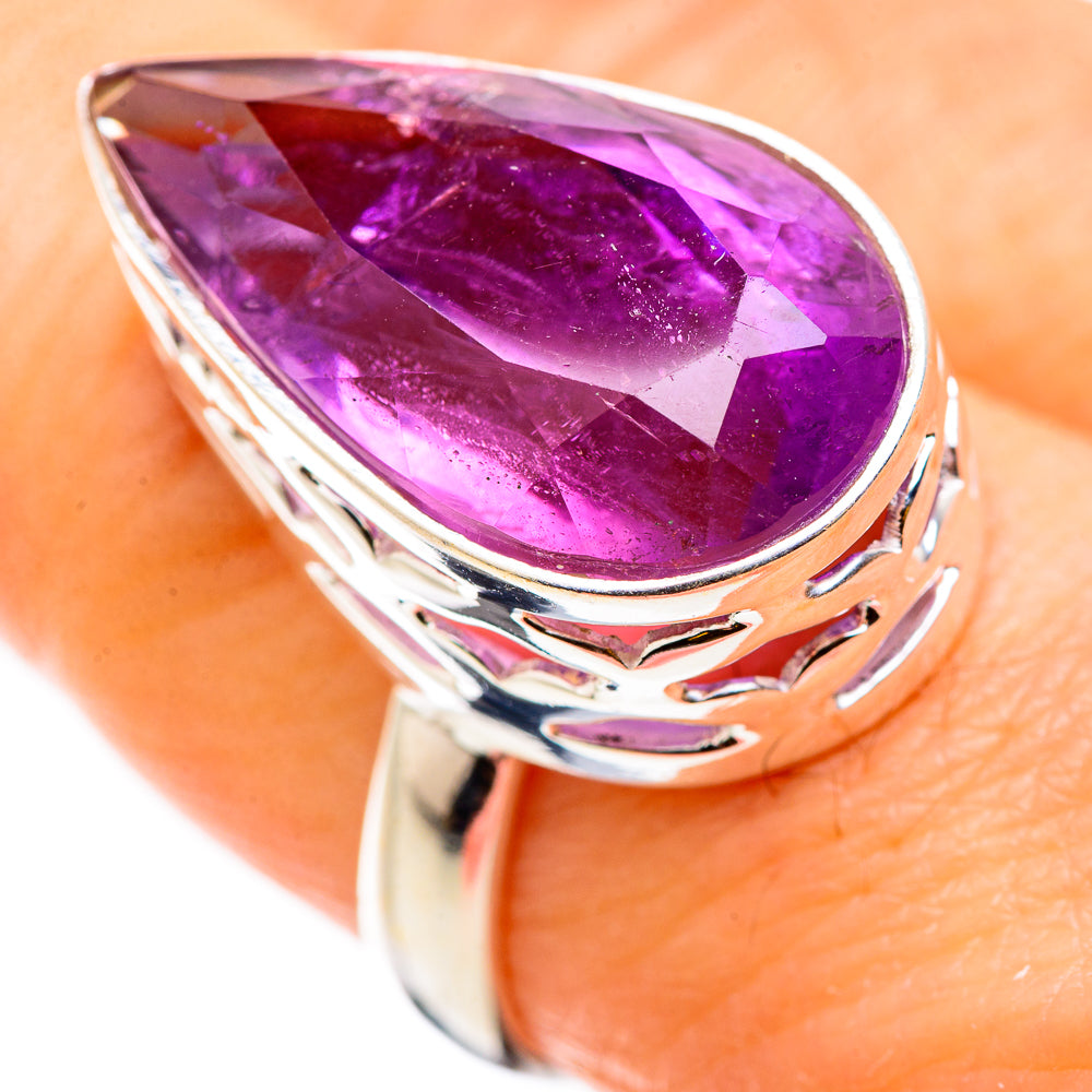 Amethyst Rings handcrafted by Anasilvercos - RING129793