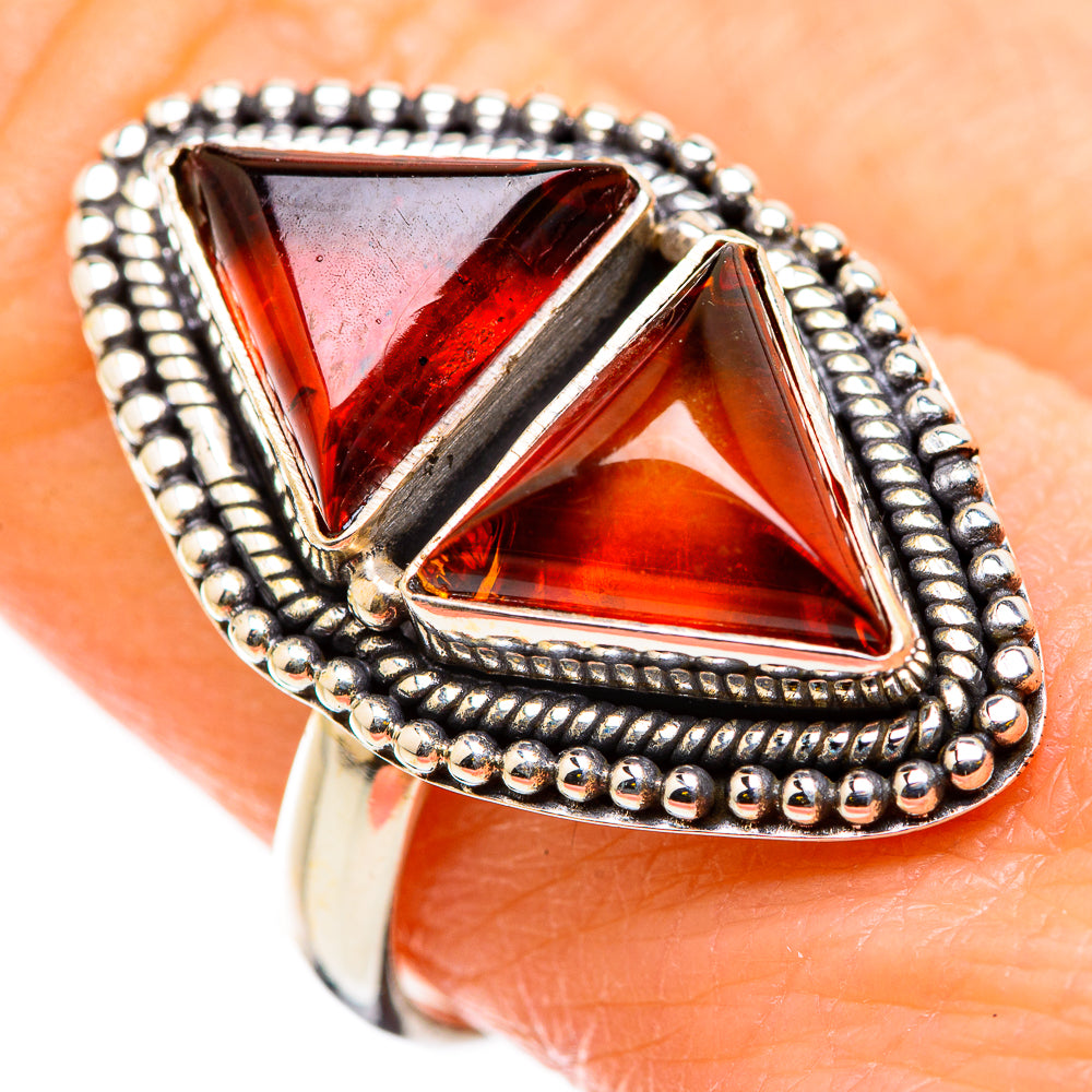 Baltic Amber Rings handcrafted by Anasilvercos - RING129815