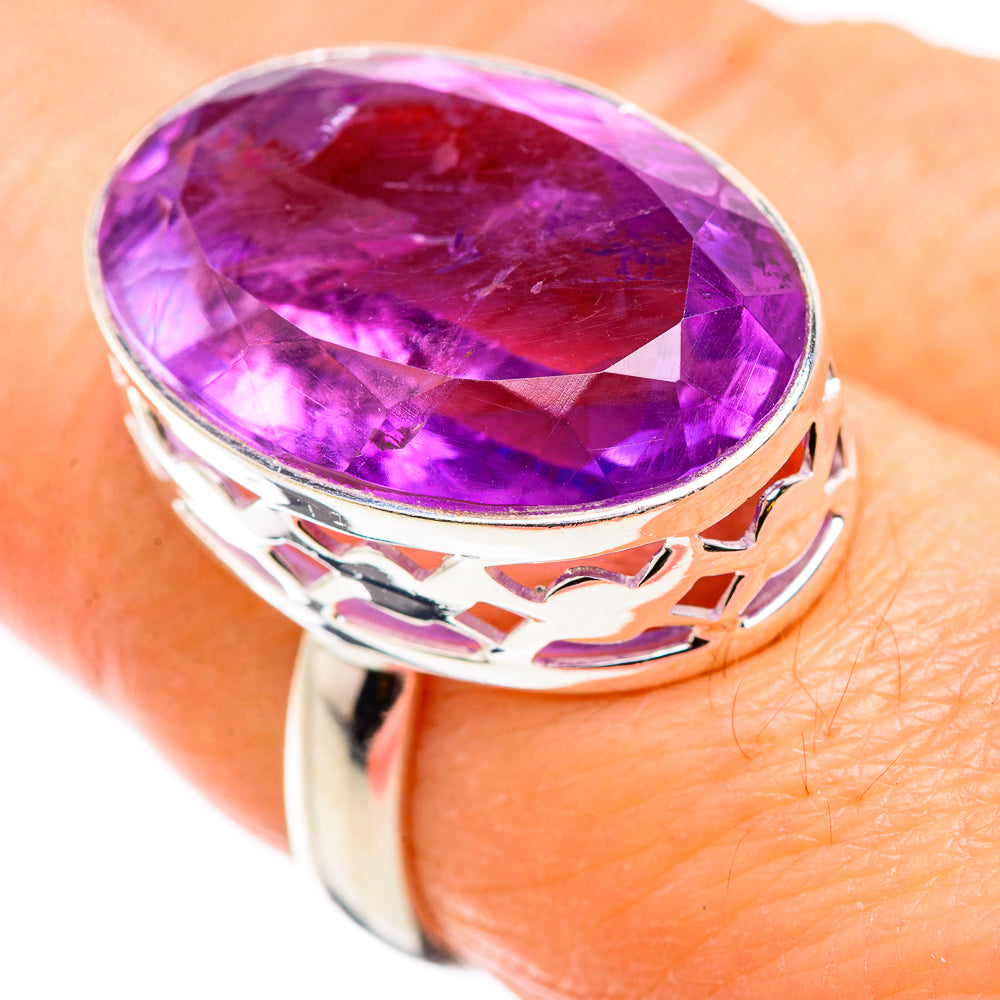 Amethyst Rings handcrafted by Anasilvercos - RING129818