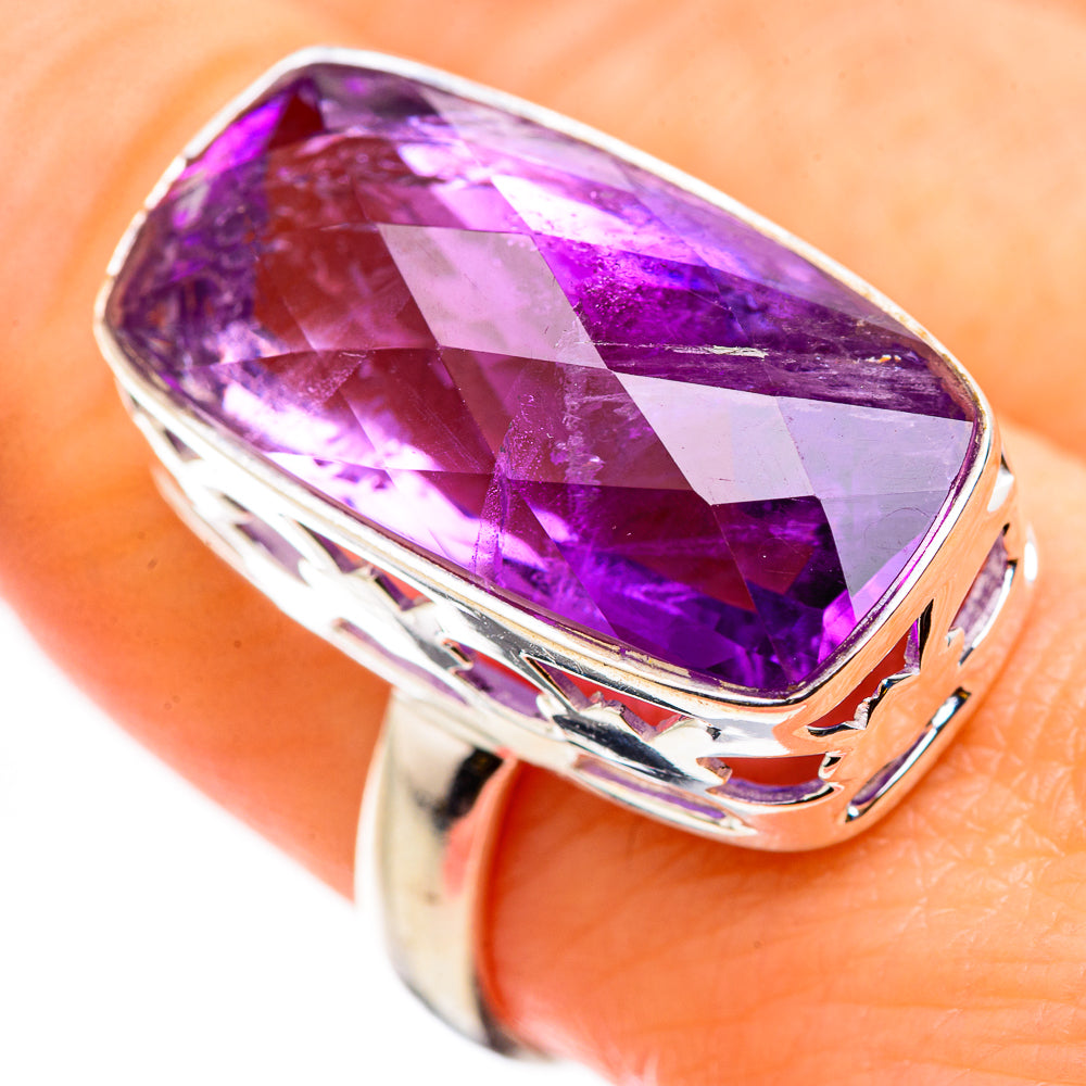 Amethyst Rings handcrafted by Anasilvercos - RING129887