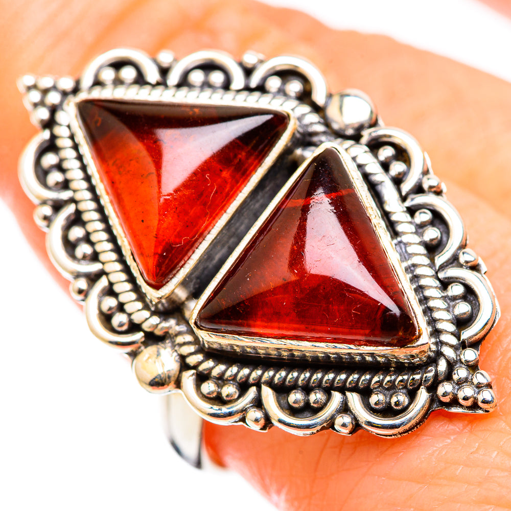 Baltic Amber Rings handcrafted by Anasilvercos - RING129906