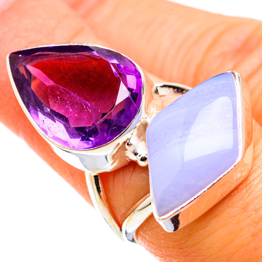 Amethyst Rings handcrafted by Anasilvercos - RING129910