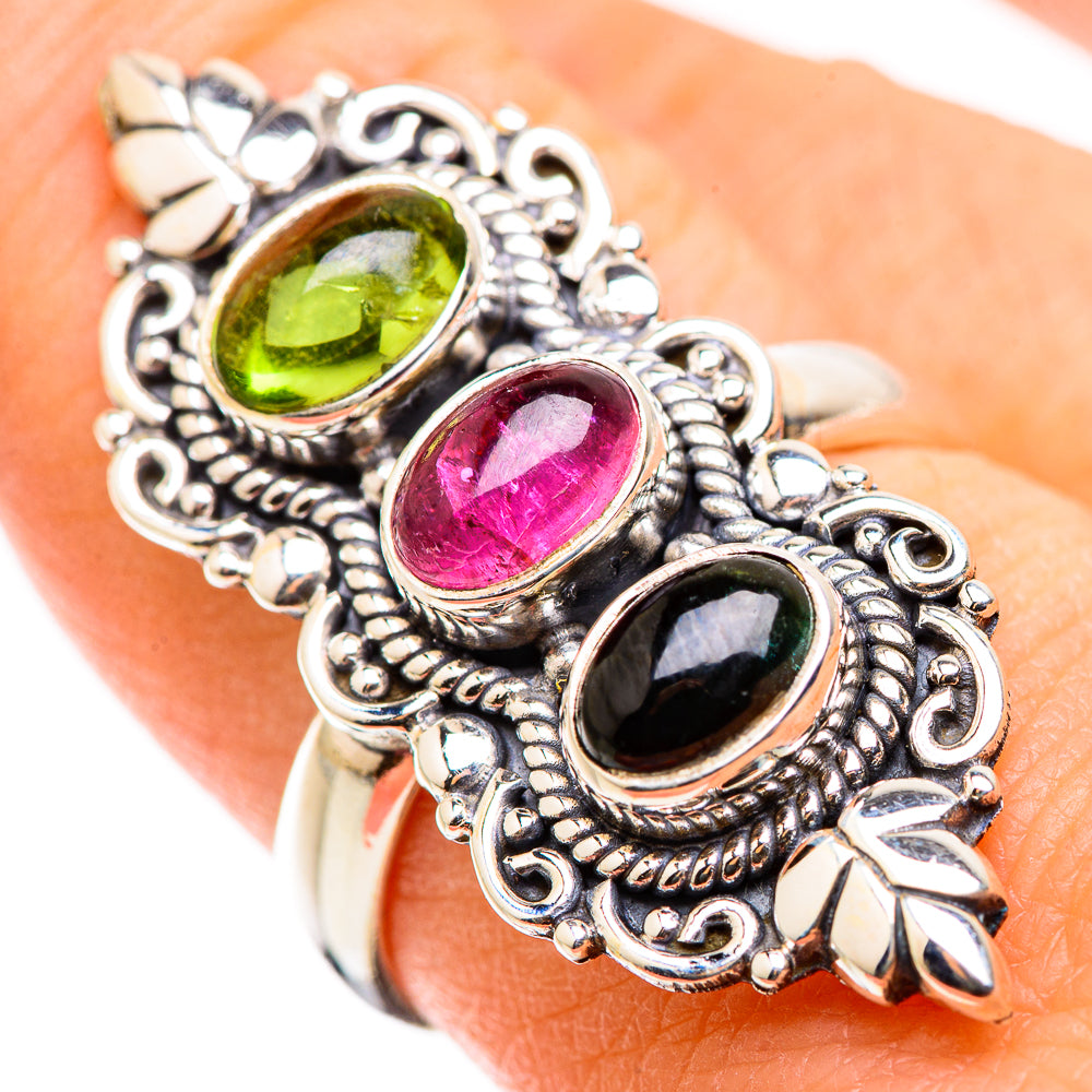 Tourmaline Rings handcrafted by Anasilvercos - RING130034