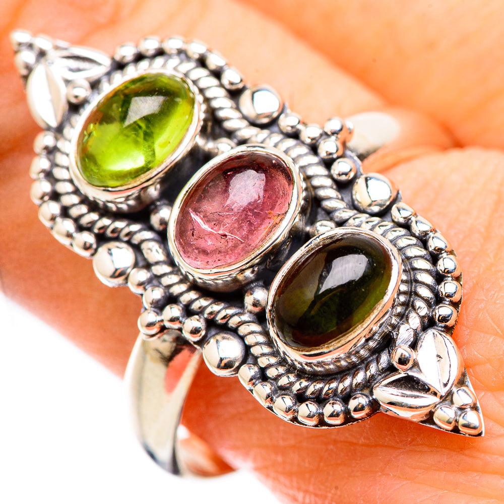 Tourmaline Rings handcrafted by Anasilvercos - RING130057