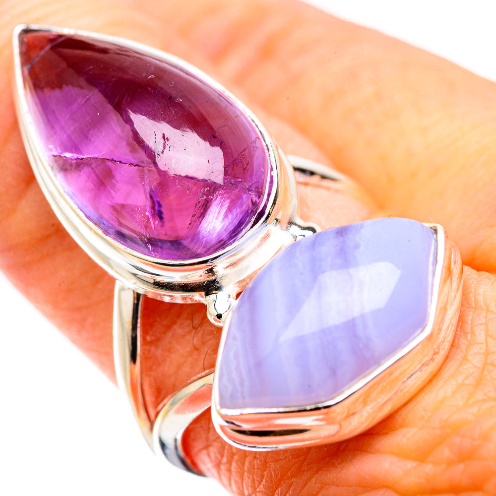 Amethyst Rings handcrafted by Anasilvercos - RING130083