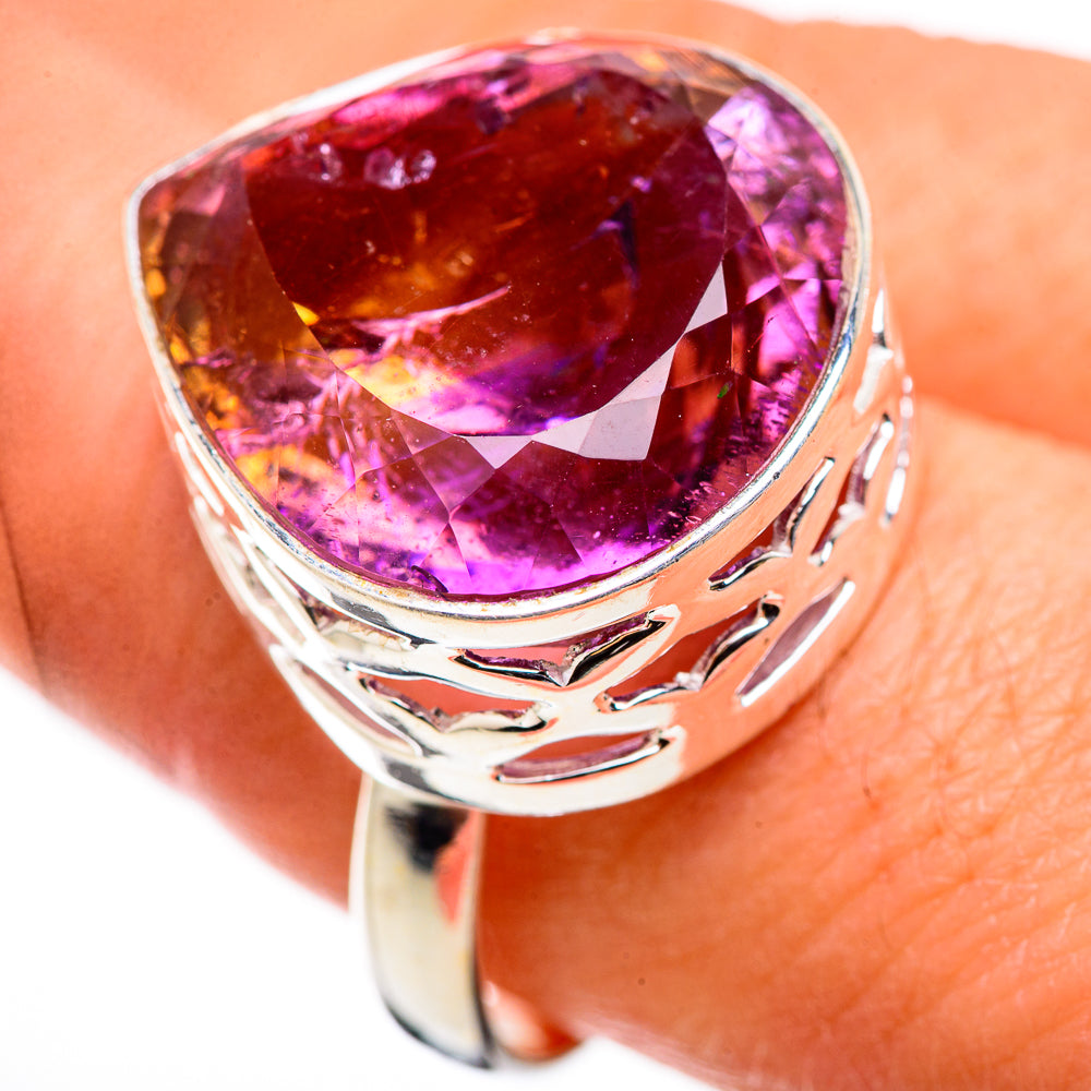 Ametrine Rings handcrafted by Anasilvercos - RING130094