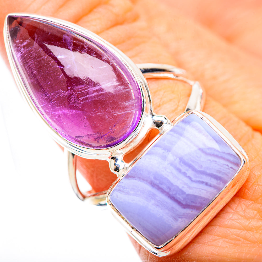 Amethyst Rings handcrafted by Anasilvercos - RING130110