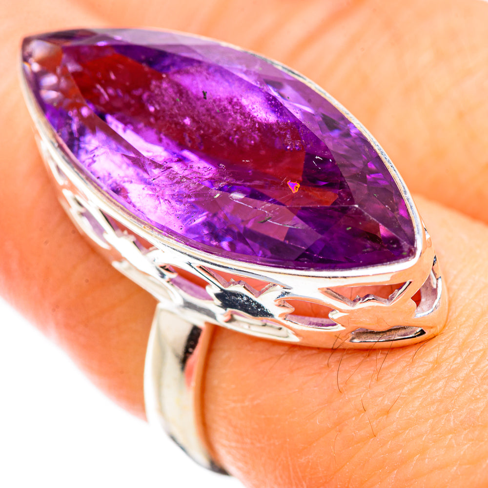 Amethyst Rings handcrafted by Anasilvercos - RING130112
