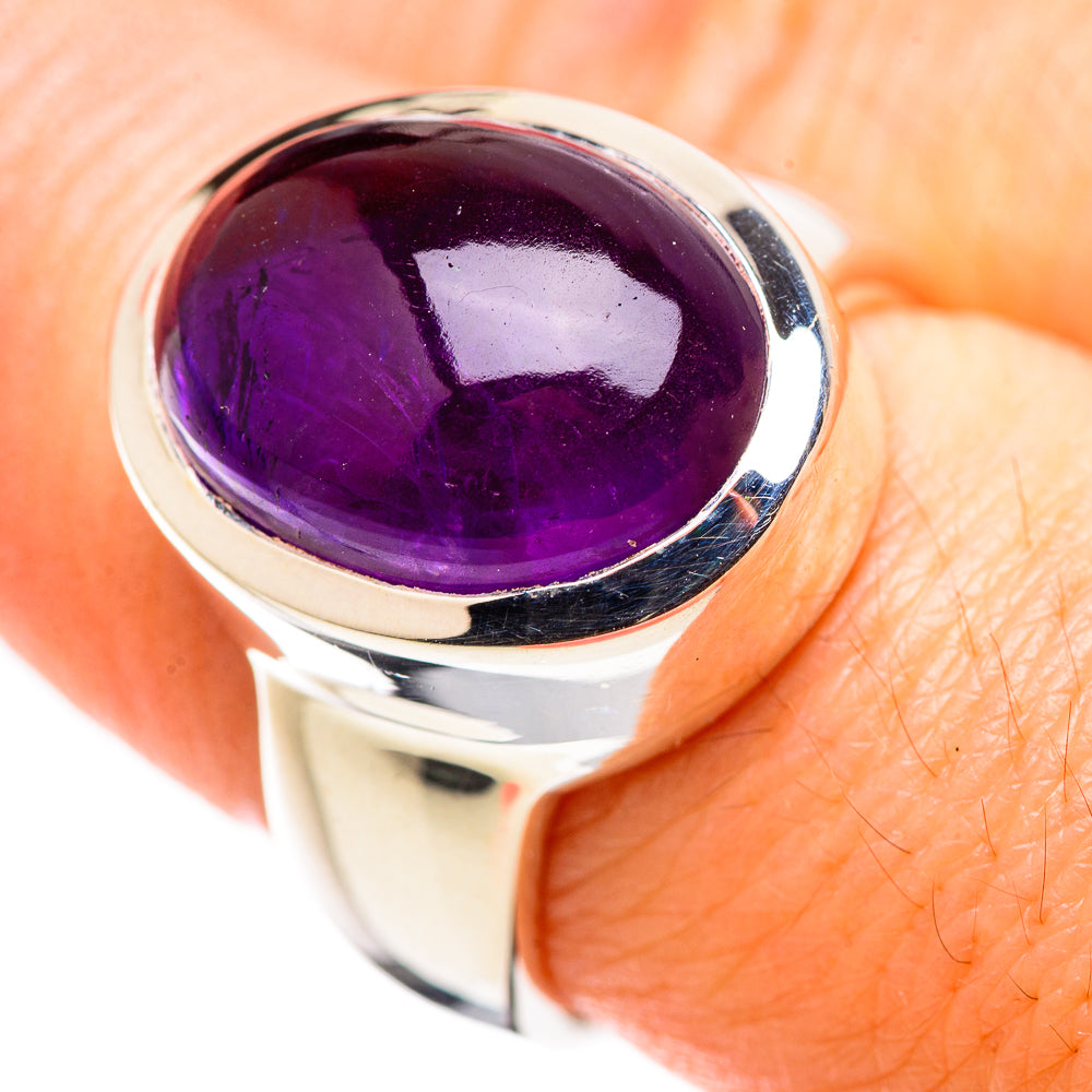 Amethyst Rings handcrafted by Anasilvercos - RING130138