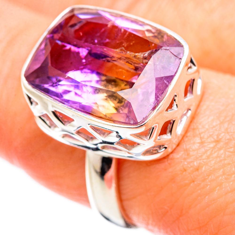 Ametrine Rings handcrafted by Anasilvercos - RING130173