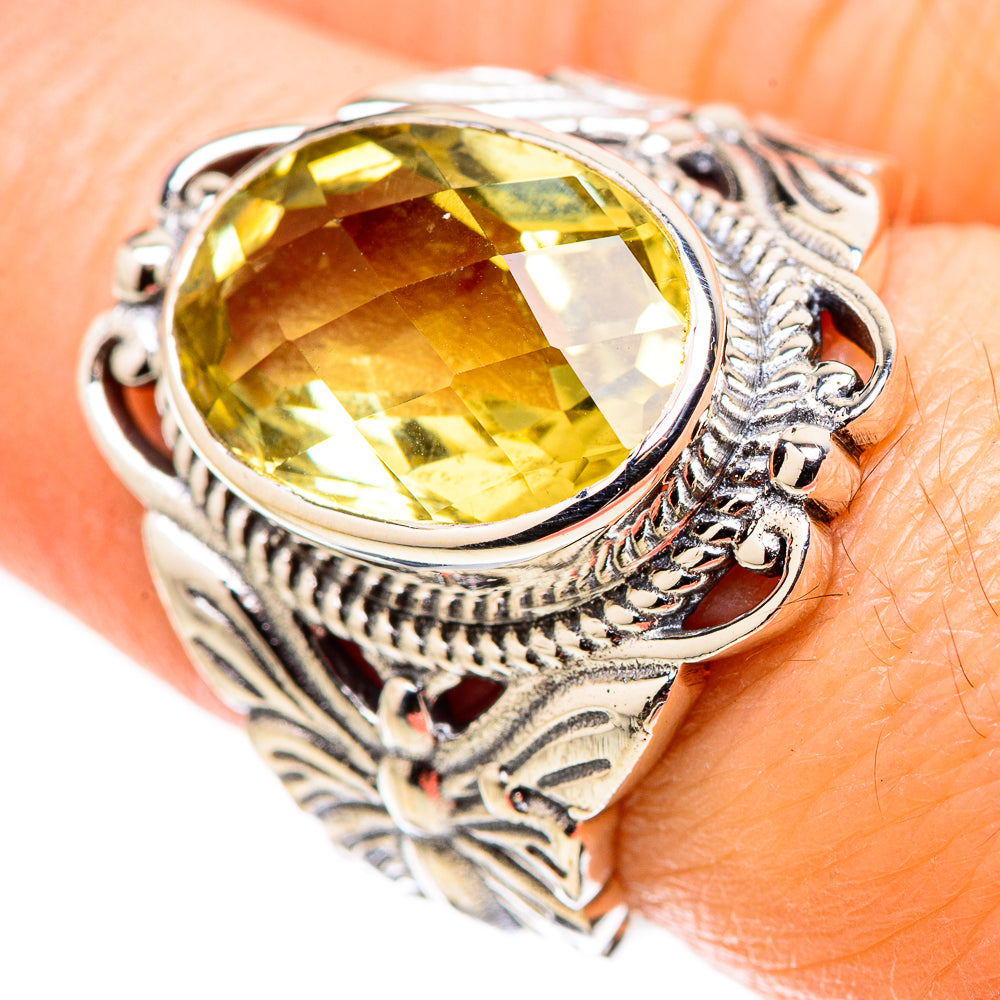 Citrine Rings handcrafted by Anasilvercos - RING130205