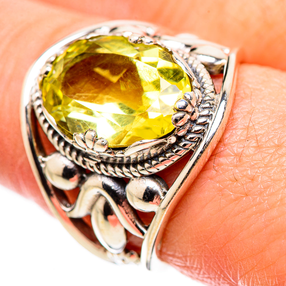 Citrine Rings handcrafted by Anasilvercos - RING130206